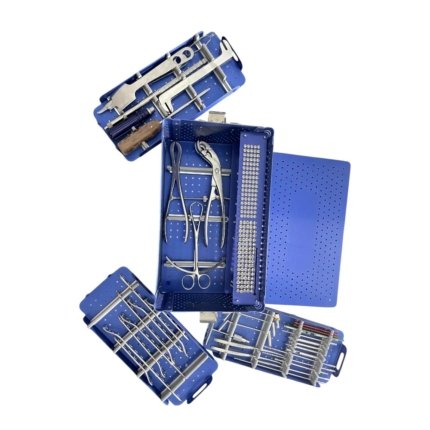 Locking Large Fragment Instrument Set with Lateral Proximal Tibia Plate & Screws (213 Pcs)