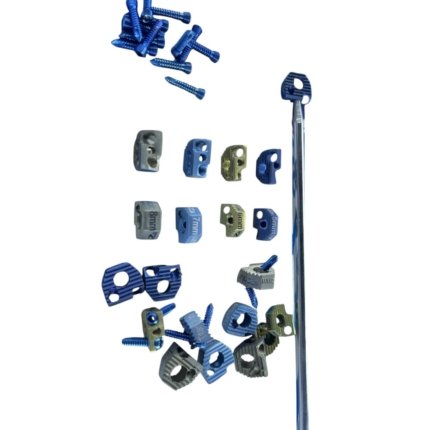 Locking 5, 6, 7 & 8 mm Cervical Fusion Spine Cage with Screws – 61 Pcs (Titanium Grade 5)