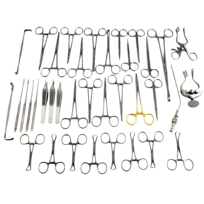 Professional Plastic Surgery Instruments – 36 PCs Set - Surgical Mark