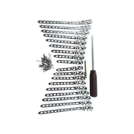 Locking Low Bend Medial Distal Tibia Plate (4-12 Hole) L&R with LCP Screws – Stainless Steel