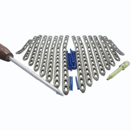 Locking Distal Humerus Medial Plates L&R with LCP 3.5mm Screws – Titanium TT (173 pcs)