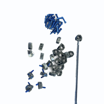 Locking 8mm Cervical Fusion Spine Cage with Screws – Titanium Grade 5 (31 pcs)