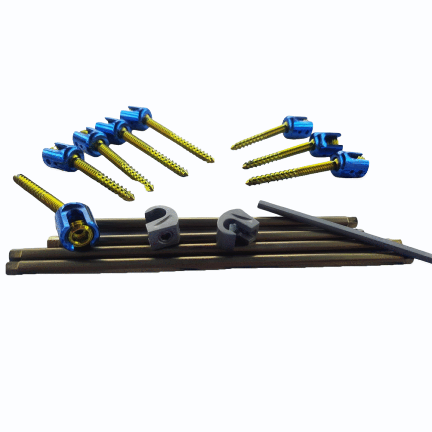 Double Thread Polyaxial Screw 5.5 mm Spine System – Pedicle Screw, Rod ...