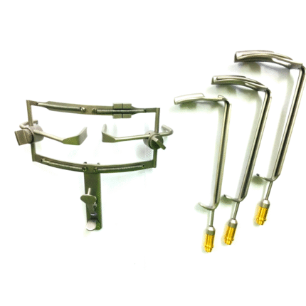 Dingman Mouth Retractor with Fiber Optic – German Stainless Steel (CE Approved)