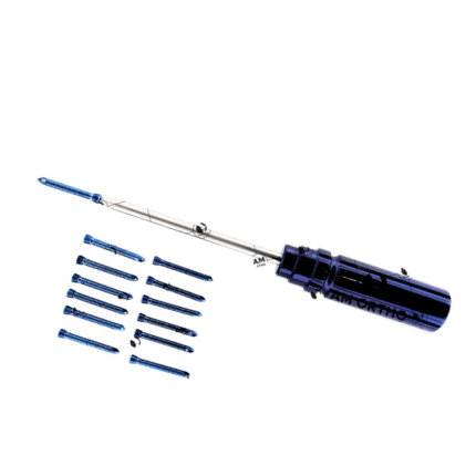 5.0mm Safety Locking Self-Tapping Screws (20–60mm) with Torque Screwdriver – 181-Piece Set