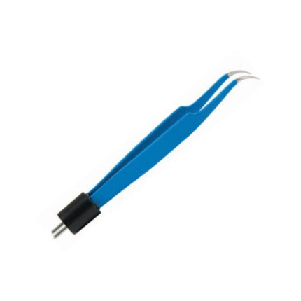 Basic Jeweler 7 USA 2-Pin Bipolar Forceps – Curved Surgical Instrument