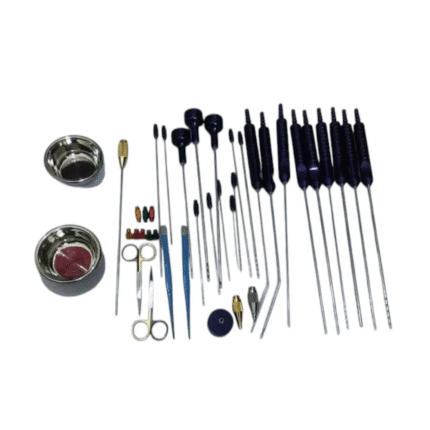 Complete Body Set of 40 pcs Liposuction Cannulas – Face and Neck Surgery