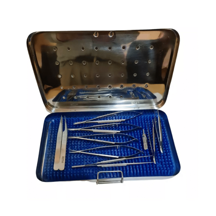Micro Surgical Instruments Micro Needle Holder & Scissors Set – Micro Surgical Instruments ...