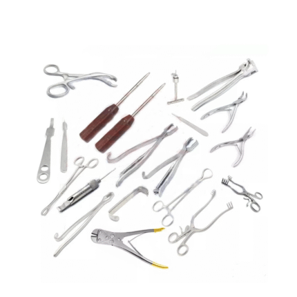 Complete 27-Piece Orthopedic Surgery Instrument Set – Custom Crafted