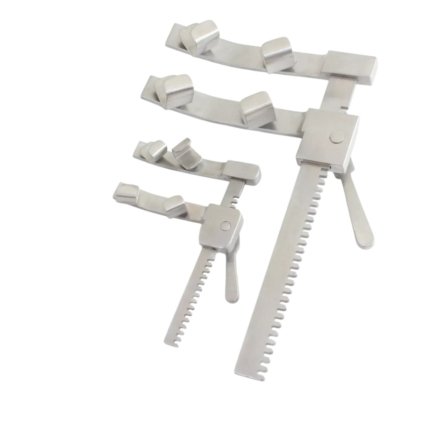 Morse Favaloro Sternal Retractor – 4 Movable Blades, Small & Medium, 2 PCs Set