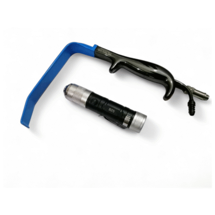 Tebbetts Fiber Optic Breast Retractor with LED Light & Teeth – 25mm x 15cm