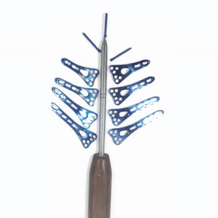 Distal Radius Volar Locking Plates – 2 to 5 Holes, Left & Right with Screws – 86 pcs Titanium