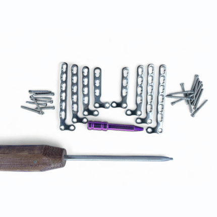 Locking L Plates – 3 to 6 Holes for 2.7 mm LCP Screws – 60 pcs SS 316L