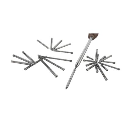 Safety Locking Screws – 3.5 mm Stainless Steel 316L – 220 pcs, Lengths 12–50 mm