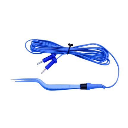 Basic American Bipolar Gerald Bayonet Forceps – 18 cm with Cord