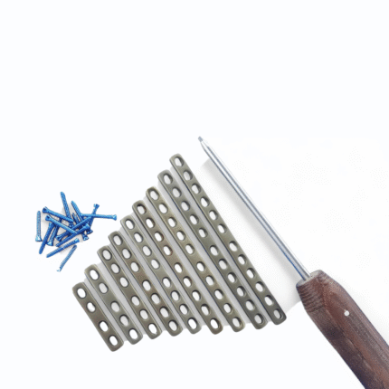 DCP 2.7 mm Straight Plates (4–12 Holes) & Cortical Screws – Titanium Grade 5 (65 pcs)
