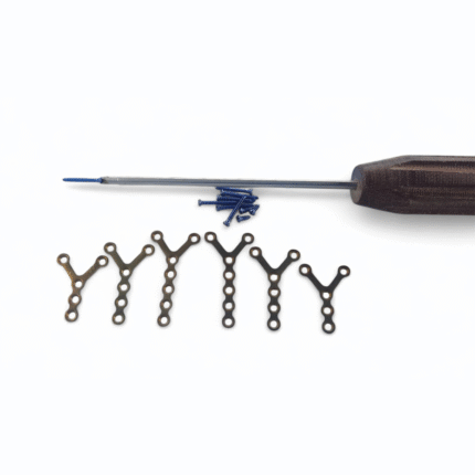 1.5 mm Mini Y Maxillofacial Plate with Cross-Head Screws – Titanium Grade 5 (43 pcs)