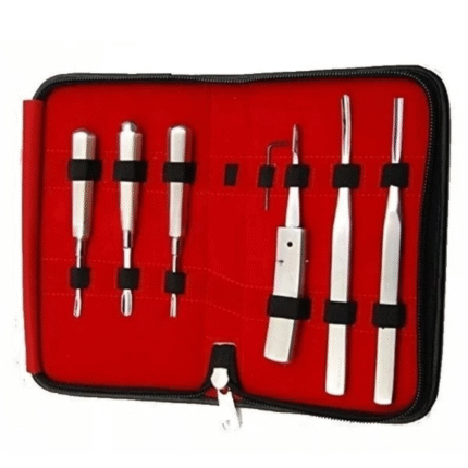 Set of 6 Pcs Dental Incisors & Wolf Tooth Equine Elevator – Stainless Steel