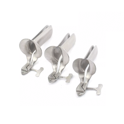 Collin Vaginal Speculum – Gynecology Large/Medium, Stainless Steel, 3-Piece Set