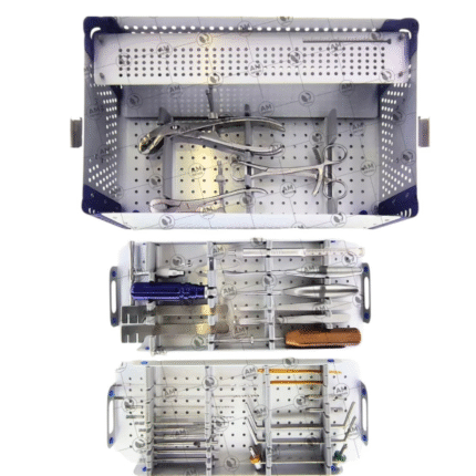 Small Fragment 3.5–4.0mm Locking & DCP Instrument Set with Sterilization Box