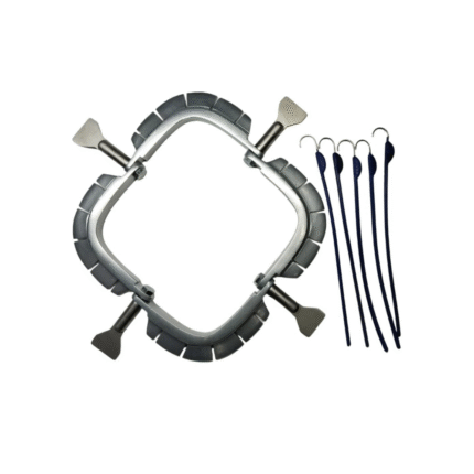 Lone Star Veterinary Retractor Ring – 10 Hooks, Reusable Surgical Instrument