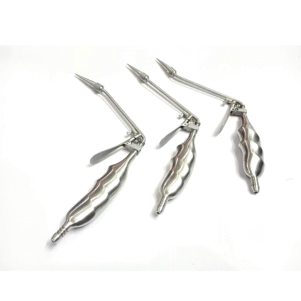 SET OF 3 Hemorrhoid Suction Ligator – Rectal Surgical Instrument (STR + ANGLE DOWN + ANGLE UP)