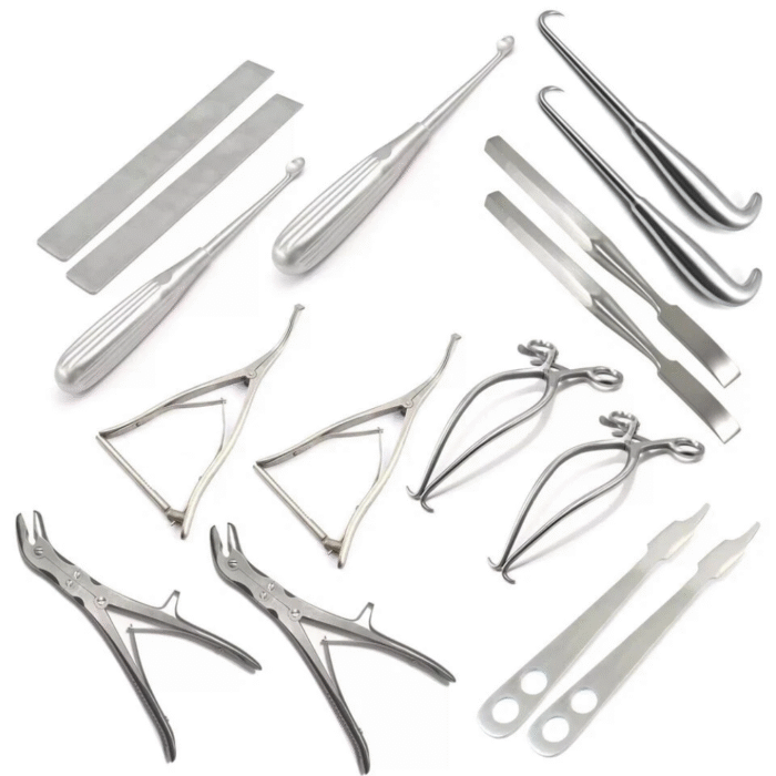Basic Operative Set Stainless Steel 16-Piece Orthopedic Surgery Instrument Set – Basic ...