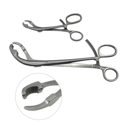 Professional Orthopedic Bone Holding Forceps – Self-Centering Plier (2 PCS)