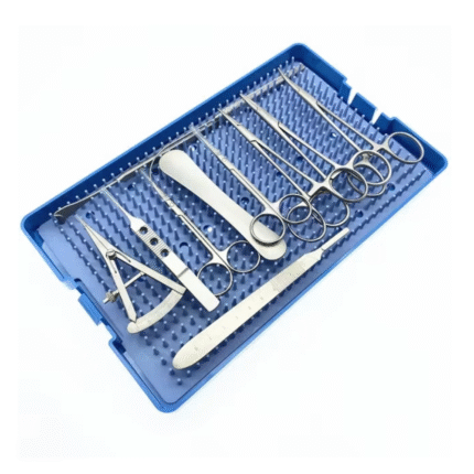 Stainless Steel Double Eyelid Surgery Set – Scissors, Needle Holder, Hemostatic