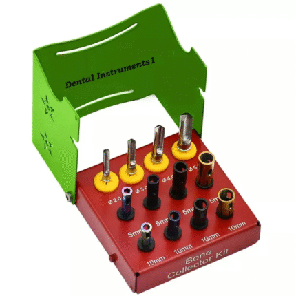 Dental Bone Collector Kit – Chip Maker Drill & Stopper for Implants (12 PCS)