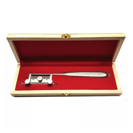 Silver Skin Graft Knife Handle with Dermatome Skin Blade – Surgical Kit