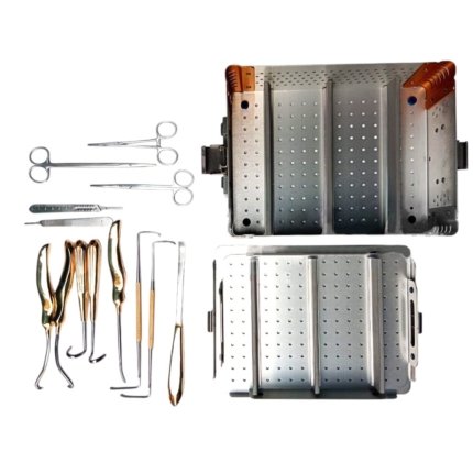 Rhinoplasty Instruments Set – 13 Pcs Plastic Nasal Surgery Reusable Kit