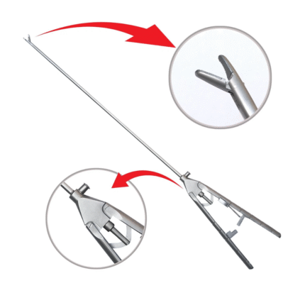 Laparoscopic V-Type Straight Jaw Needle Holder Driver – Surgical Instruments