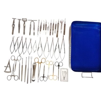 Basic Surgical Micro Ophthalmic Eye Surgery Instruments – 46 PCS Complete Set