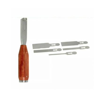 Chisel Gouge Osteotomy Fiber Handle Surgical Instrument – 3 PCS Set