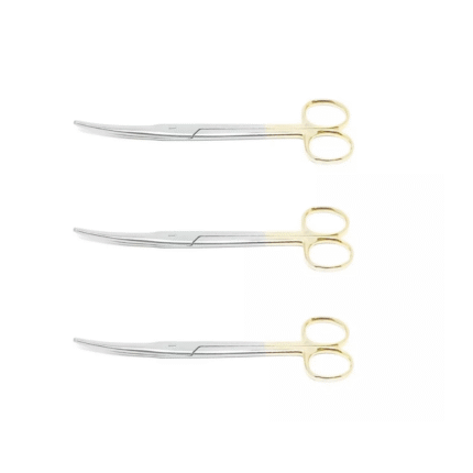 German TC Super Cut Mayo Dissecting Scissors – Curved, 6.75" – Surgical Instrument (3 Pcs)