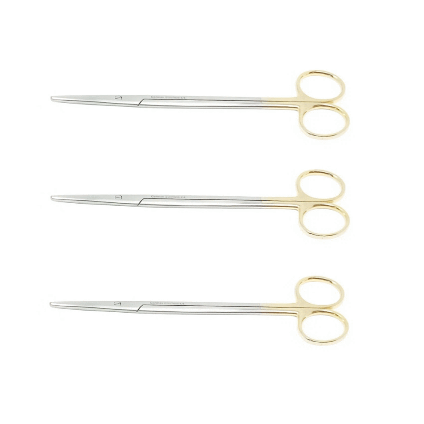 TC Metzenbaum Scissors – 5.5" Straight with Gold Handle (3 Pcs ...
