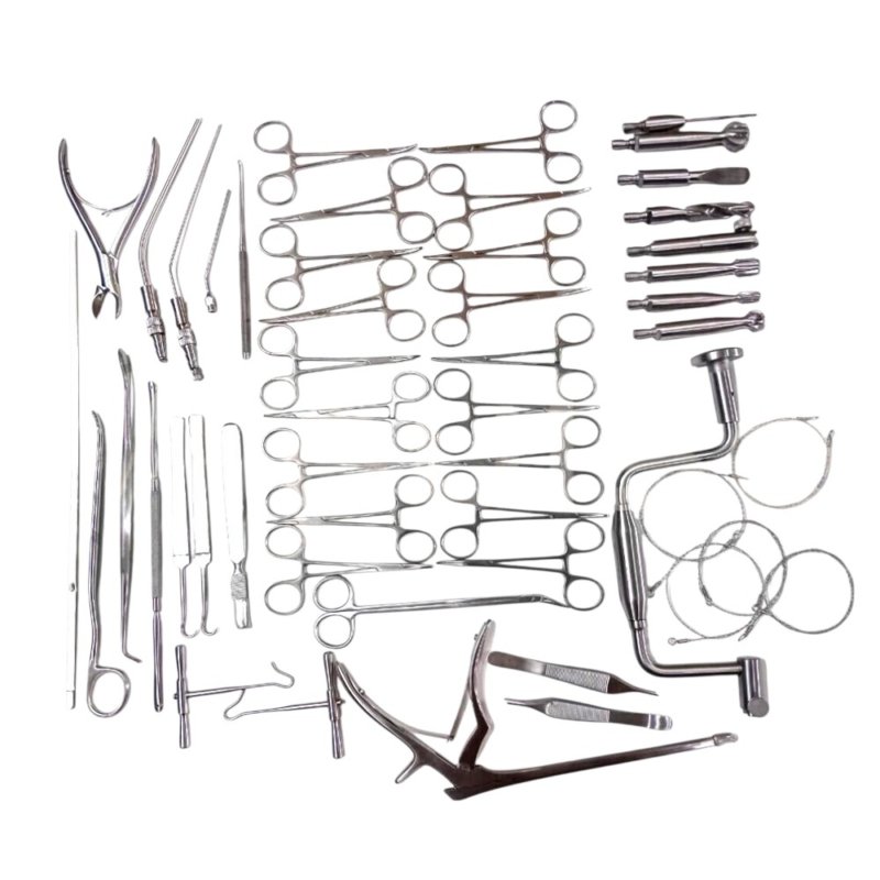 Basic Medical Instrument Basic Vascular Surgery Set – Surgical Medical Instruments (52 Pieces ...