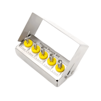 Dental Tissue Punch Kit – 5 Pieces (3.5mm, 4.0mm, 4.5mm, 5.0mm, 5.5mm)