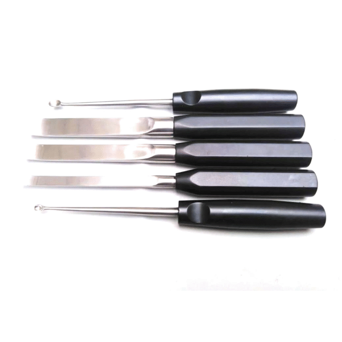 Surgical Rasp Set Plastic Surgery Instrument Box – 15-Piece Face Lift, Endoscopic Brow ...