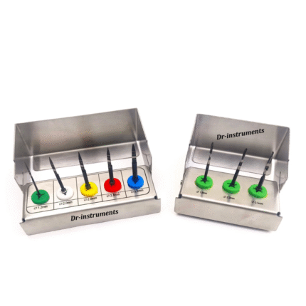 Dental Long Lance Pilot Drills Kit – 5 Pcs + Lend Mend Drills