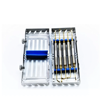 German 5-Piece Sinus Lift Instruments Set – Dental Implant Kit with Cassette