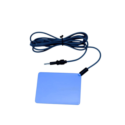 Monopolar Insulated Patient Plate Grounding Pads – Electrosurgical, Blue Coated