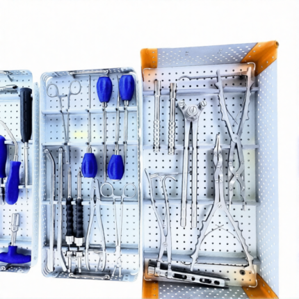 Lumbar Spine Pedicle Screw Instrument Set with Box