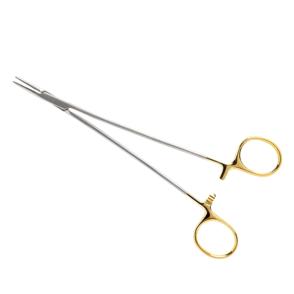 processed_resized_Debakey Needle Holder Delicate Serrated Tungsten Carbide 200mm General Surgery Instruments