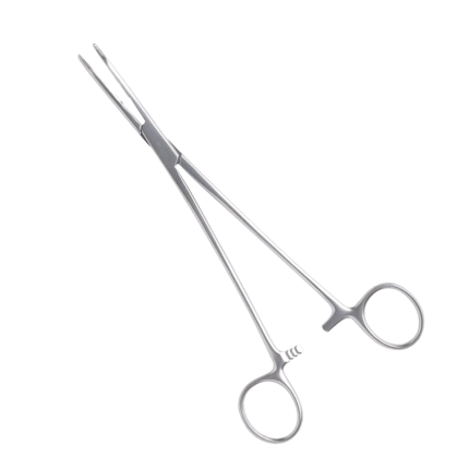 Lahey Cholecystectomy Curved Forceps with Longitudinal Serrations