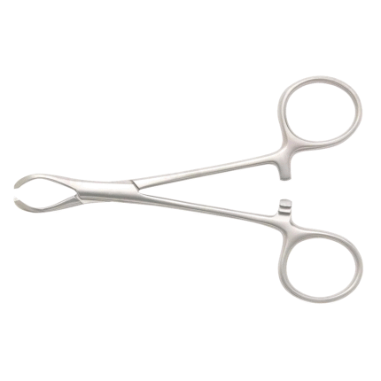 Lane Tissue Forceps – 1x2 Interlocking Teeth, Ratcheted Handles for Grabbing or Removing Tissue