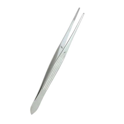 McIndoe Thumb Forceps – Non-Toothed, Serrated Jaws, 152mm Narrow Tip