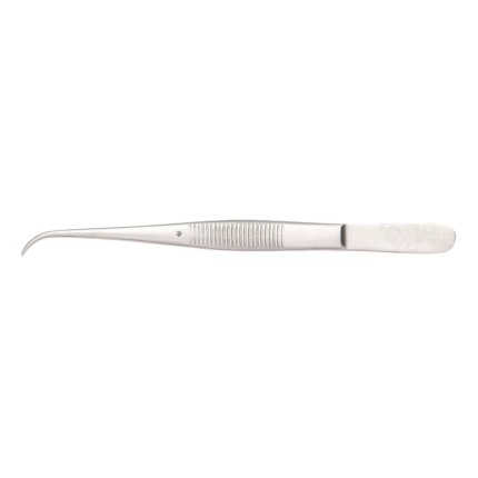Perry Dissecting Forceps – Fine Curved, Serrated Jaw, Delicate Dressing & Tissue Forceps