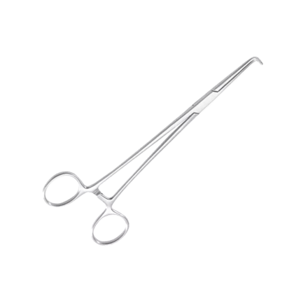 Storey Hemostatic Forceps 52mm Jaw Curved Cross Serrated 20.3cm – General Surgery Instruments